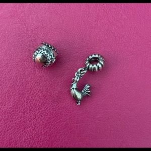 2 Pandora Charms